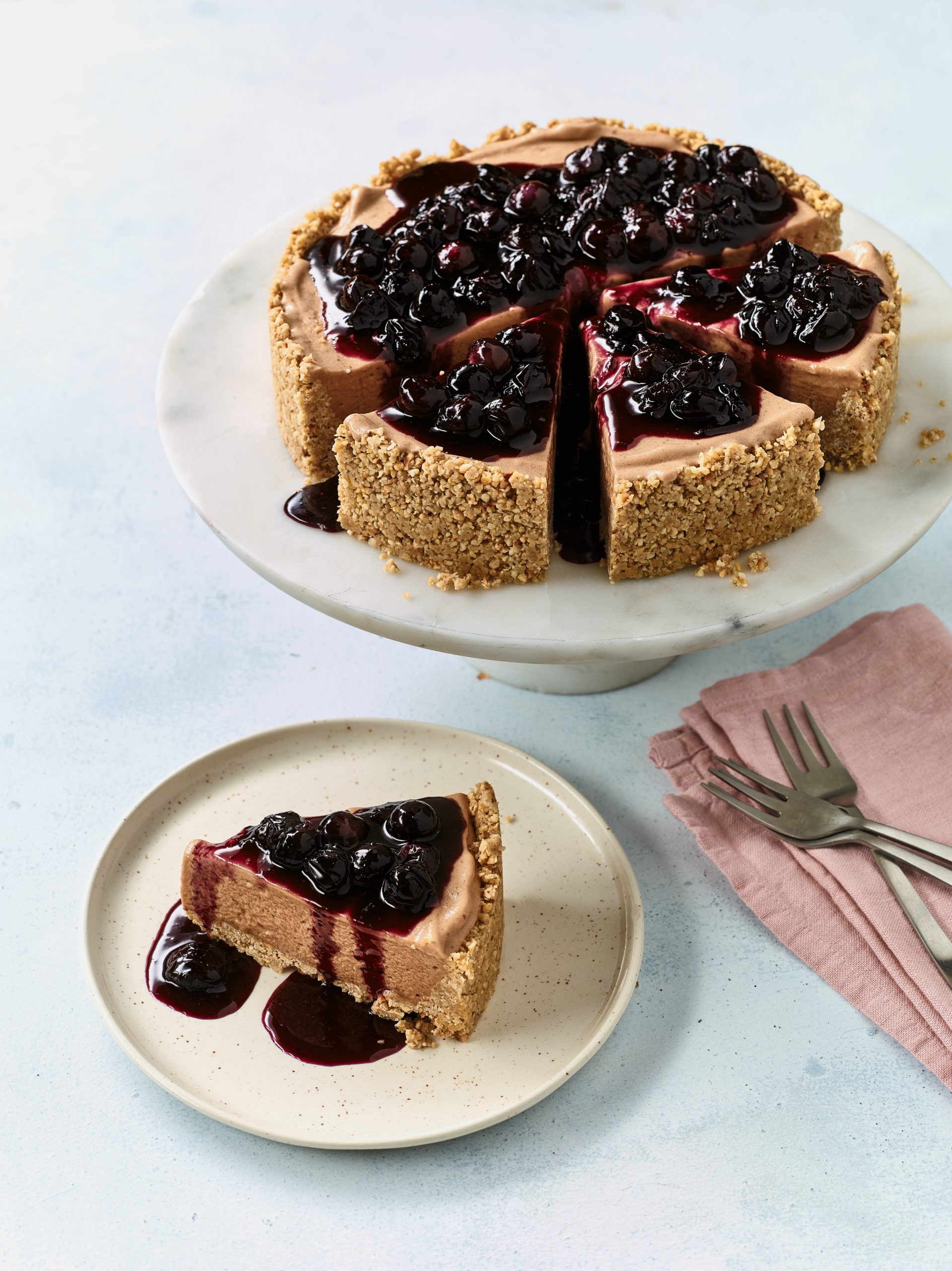 Nadiya Hussain’s vegan cheesecake