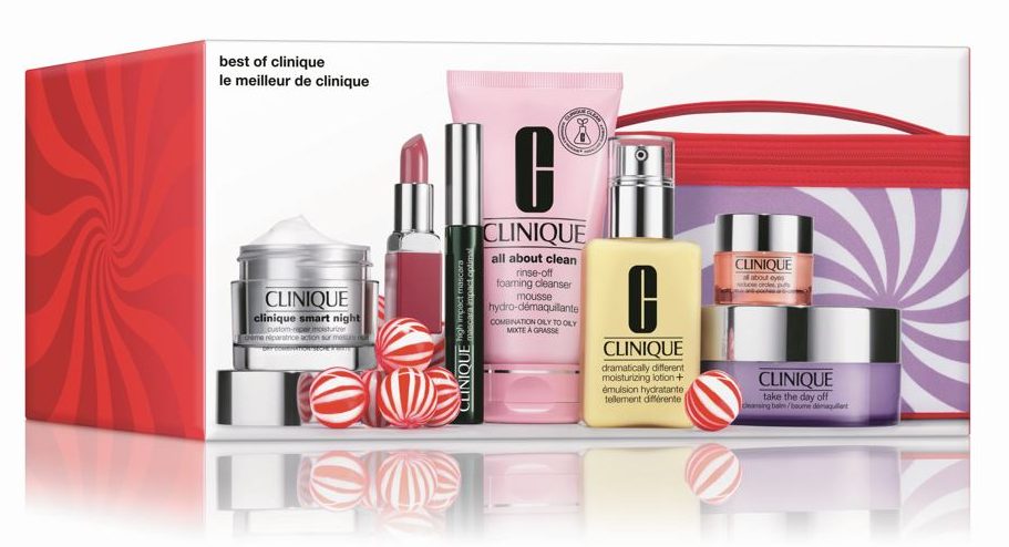 A selection of beauty products from Clinique