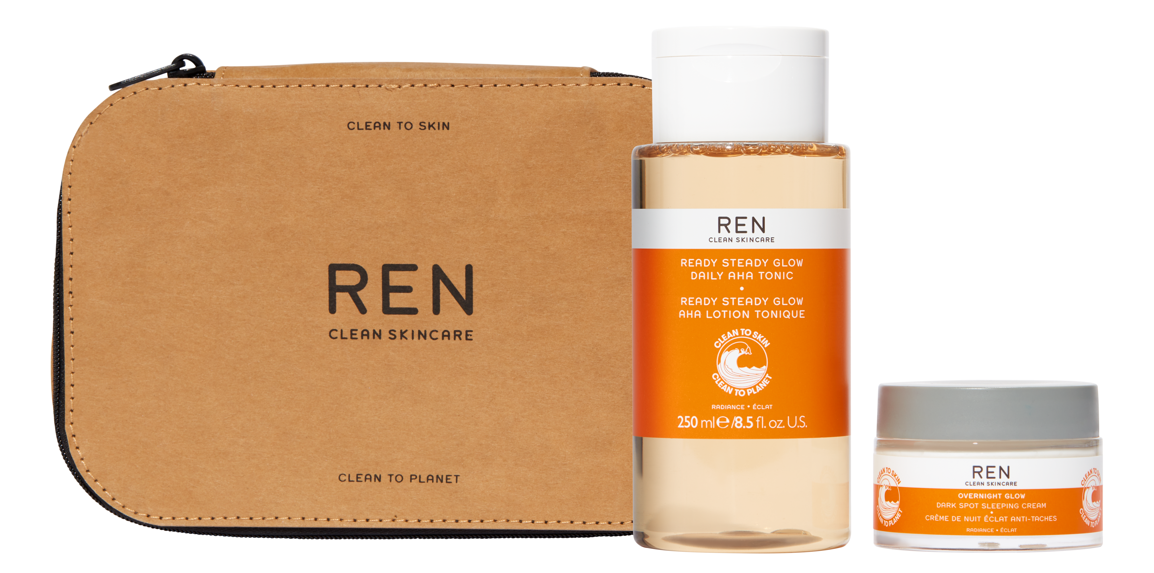 A selection of PETA accredited and vegan beauty products from REN Skincare