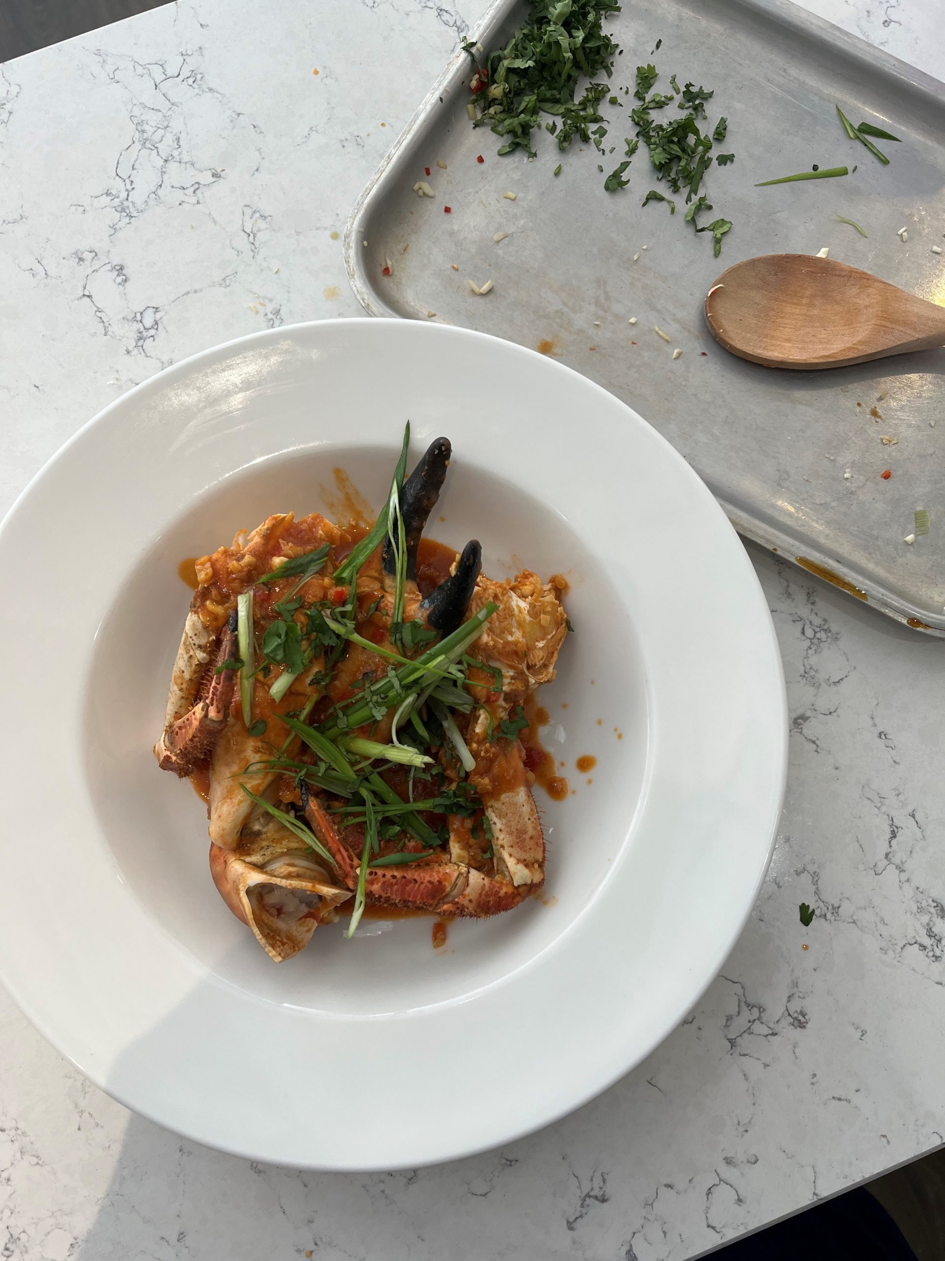 Rick Stein's Singapore Chilli Crab.