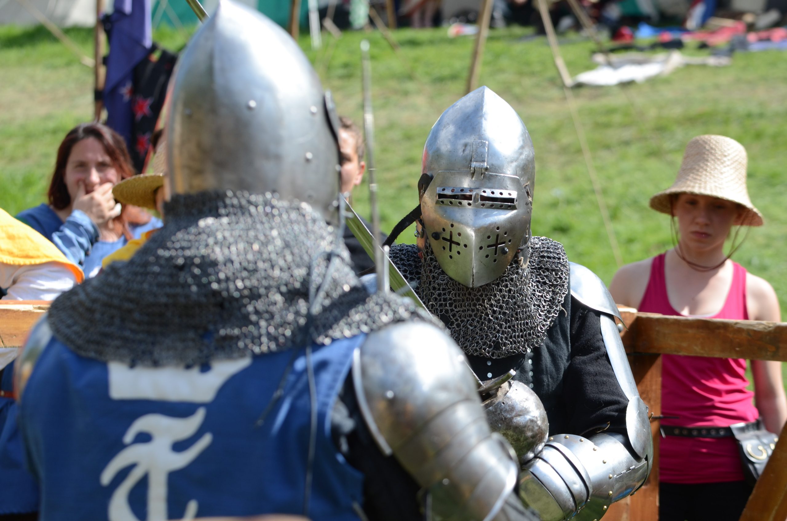 A Knight’s Tournament at Dover Castle, Kent.