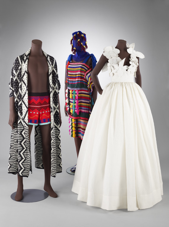 African designs from fashion exhibition at the V&A