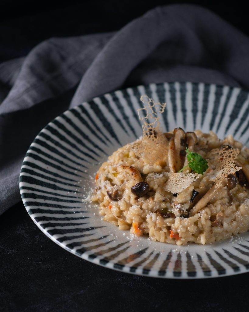 Mushroom risotto