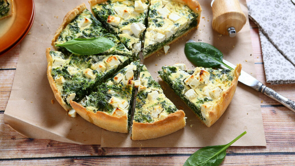 spinach quiche