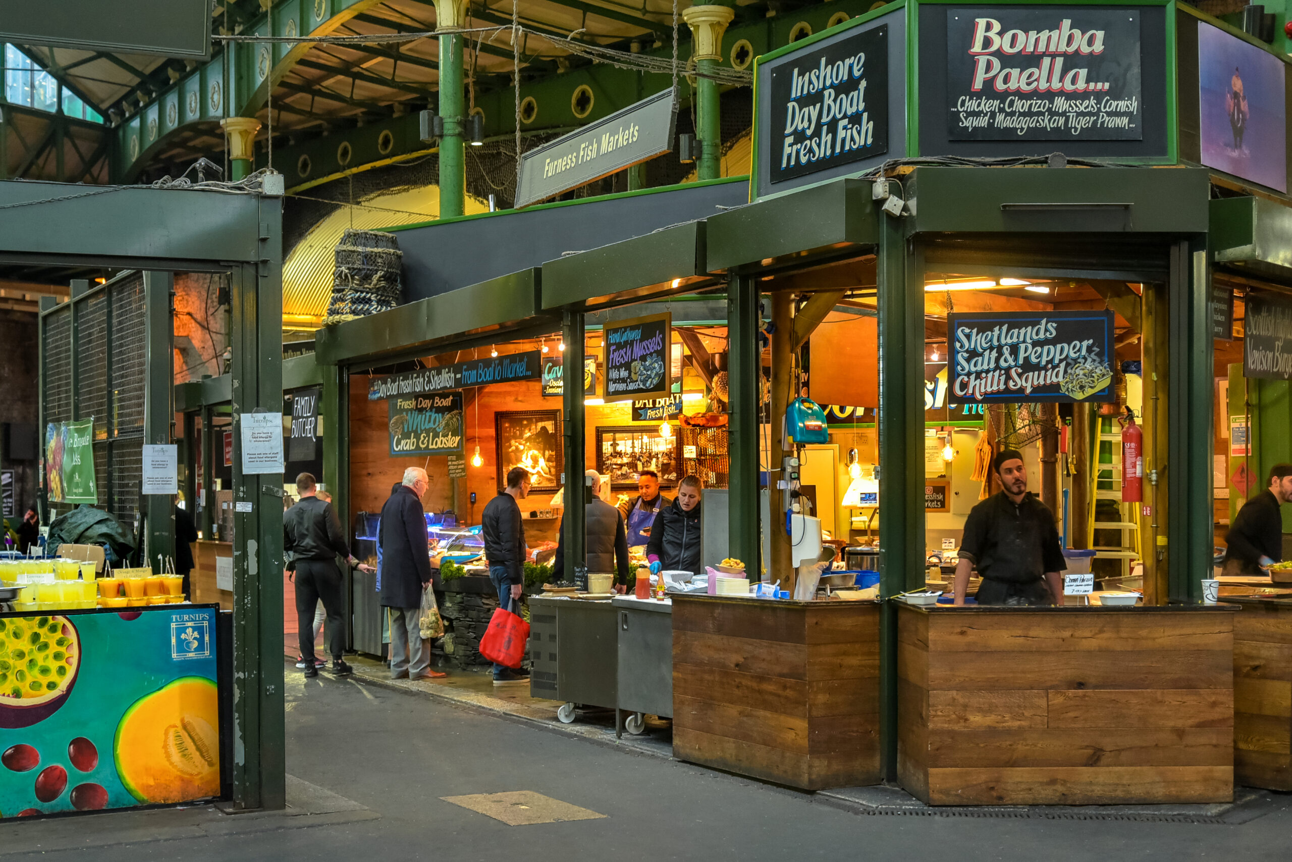 Jorge Franganillo, Borough Market fruit and vegetables London