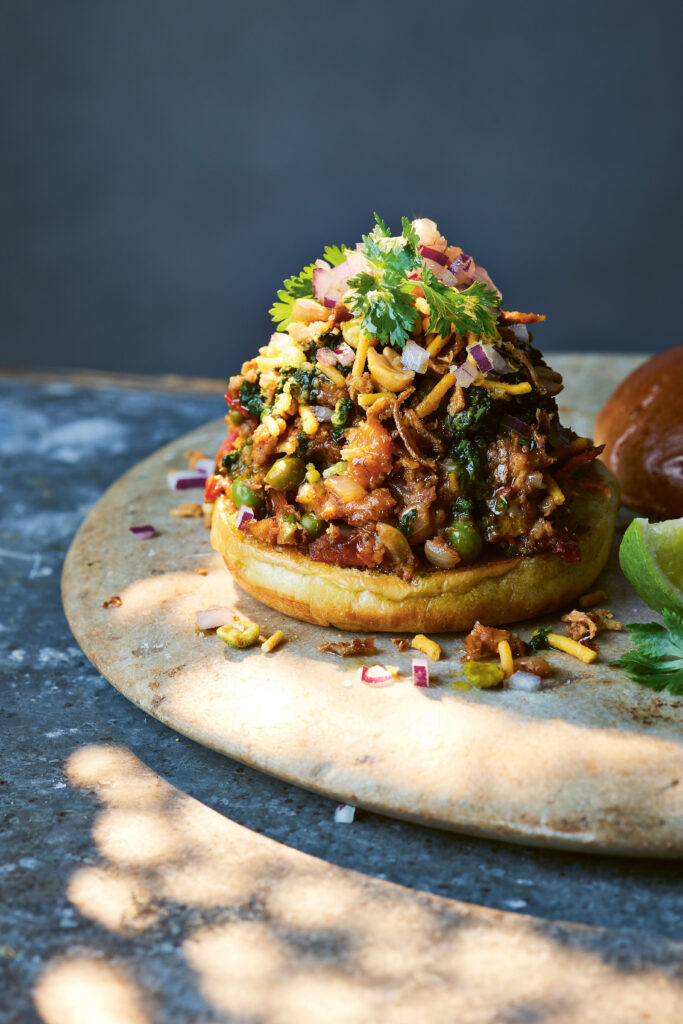 Indian Pav Bhaji dish