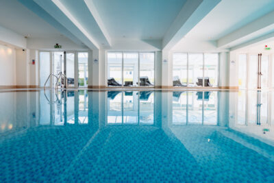 Heated indoor pool at Towers Hotel and Spa