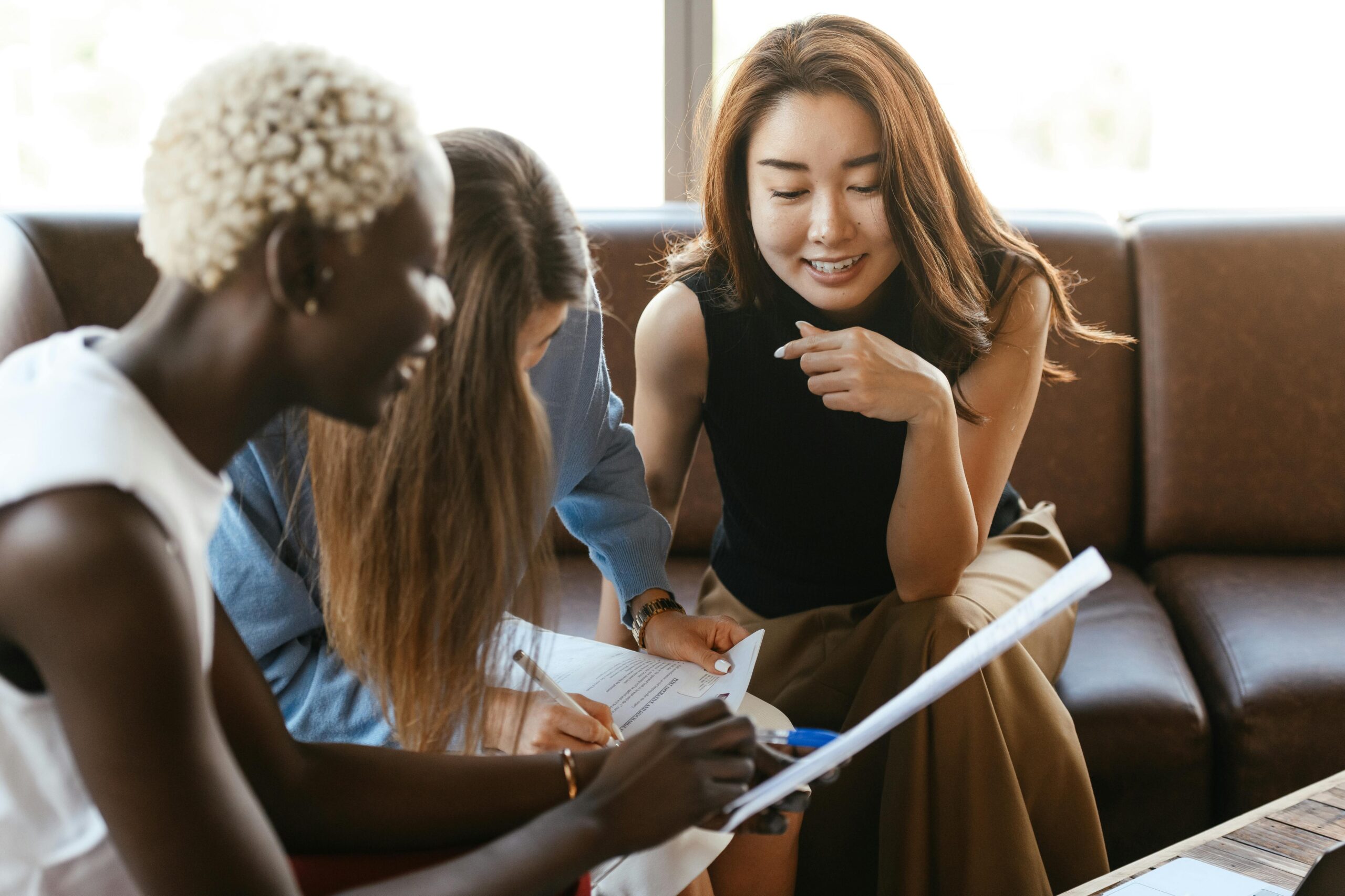 Women working together