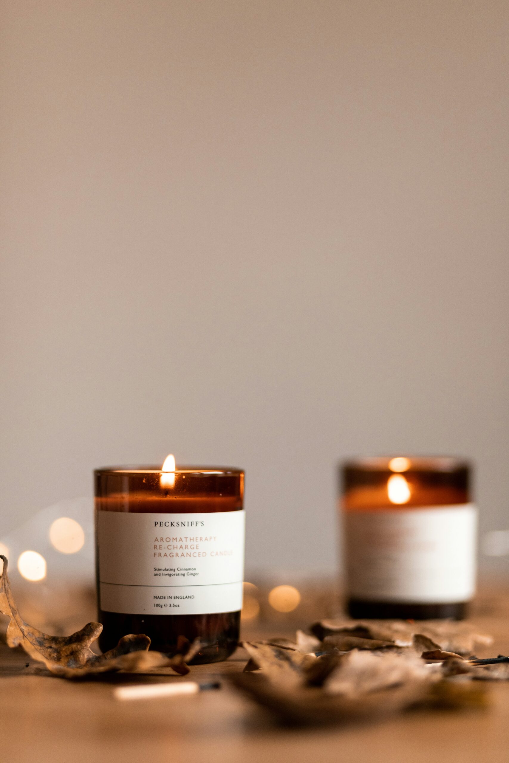 Autumnal candles