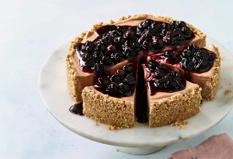 Nadiya Hussain’s vegan cheesecake