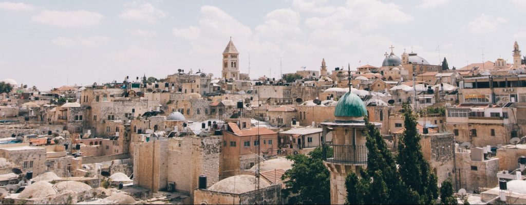 Panorama of the city of Jerusalem, Israel