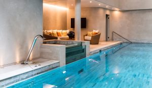 Luxury renovations - basement swimming pool and spa by Studio Indigo