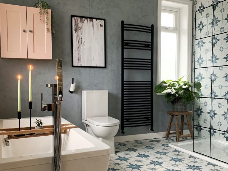 A modern bathroom renovation by interior designers Crack The Shutters