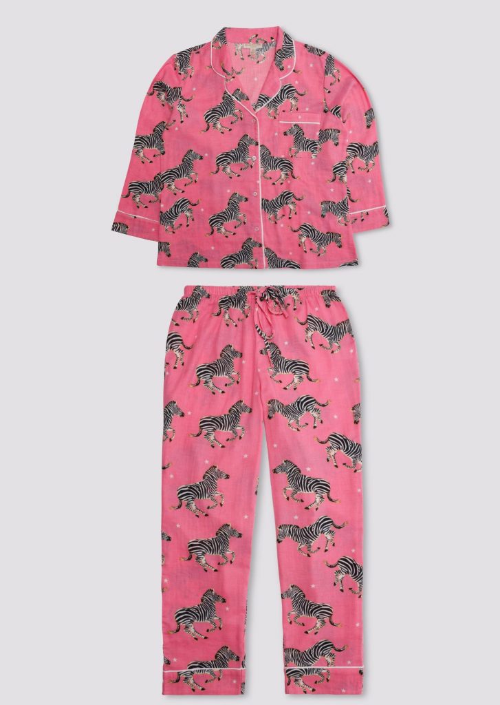 A newLuxury pyjamas from Elizabeth Scarlett Zebra