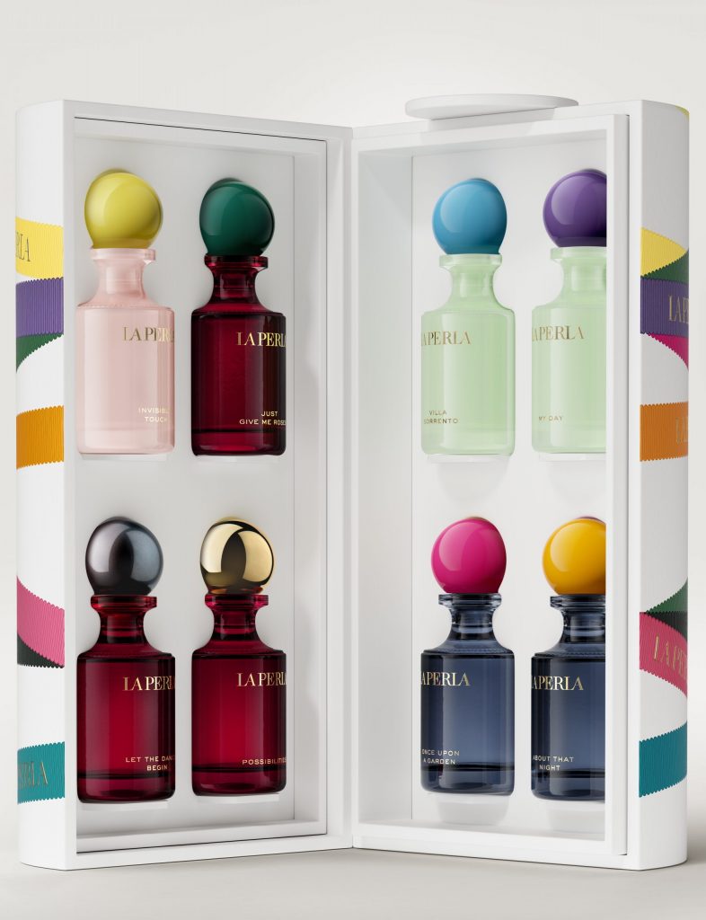 Eight long-lasting perfumes by La Perla Beauty Coffret
