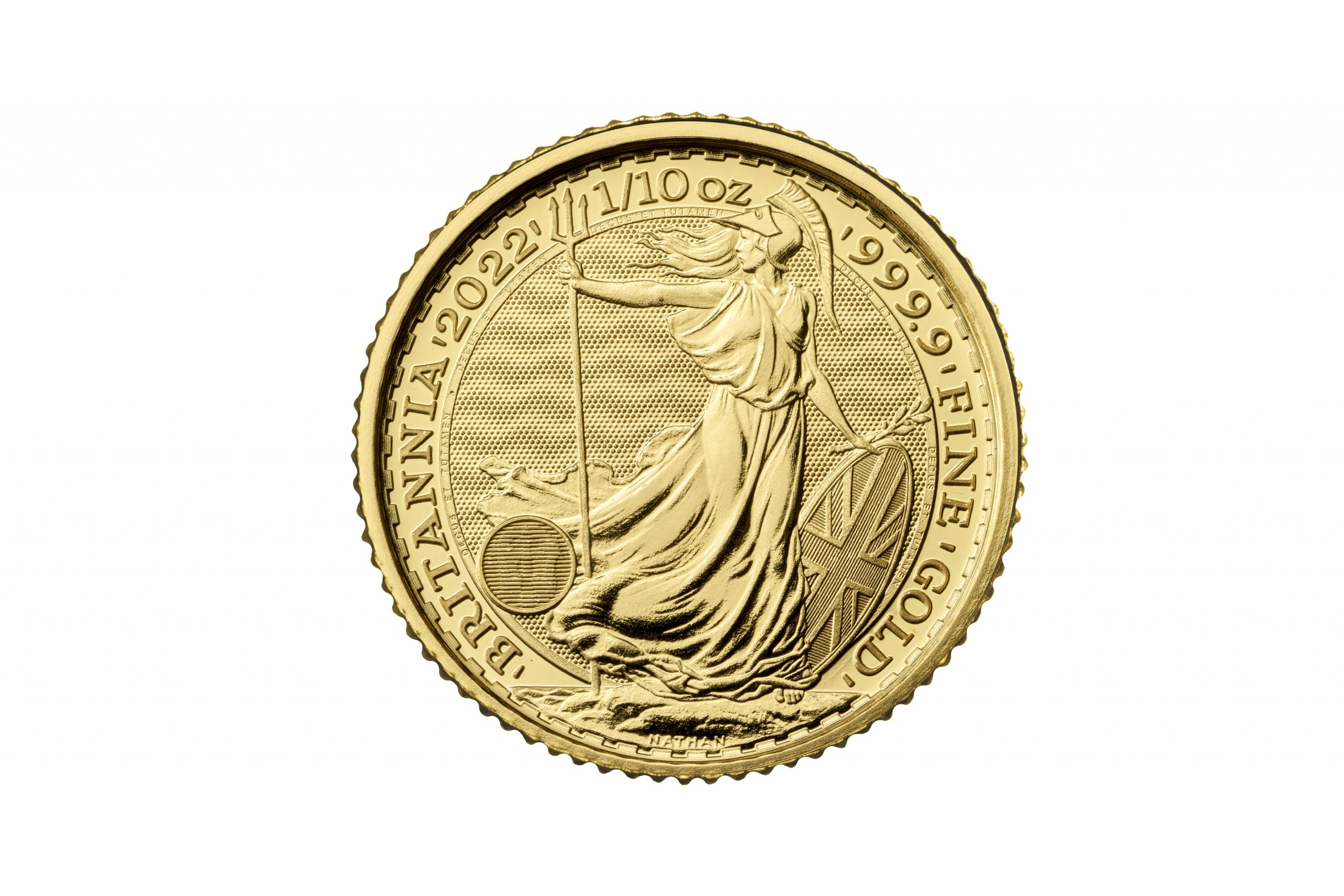 Baird & Co.'s 1/10th oz Gold Britannia Coin worth £173.