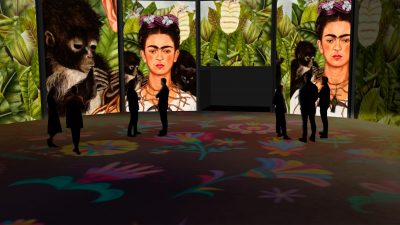 The immersive exhibition of Frida Kahlo's and Diego Rivera's art.