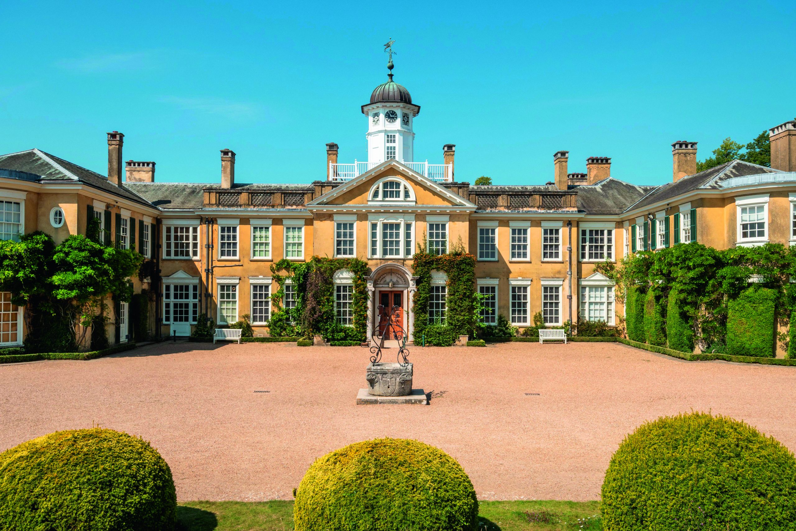 Polesden Lacey House, Surrey, UK, during summer