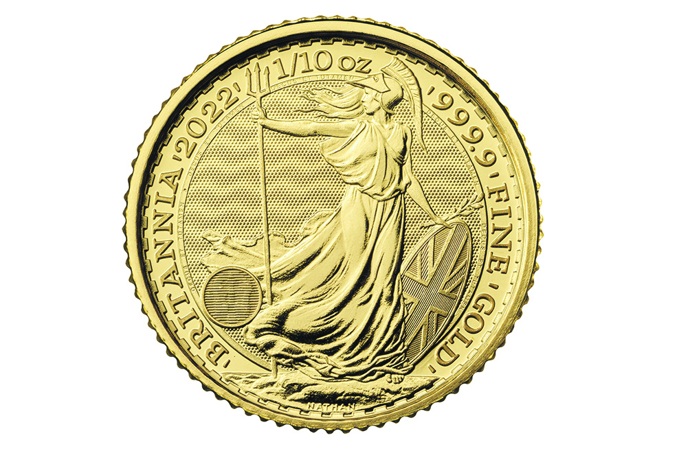 Baird & Co's 2022 Britannia Gold coin.