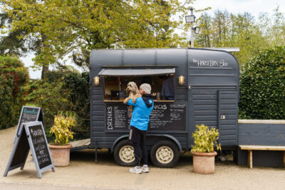 A food truck at Tewinbury in Welwyn