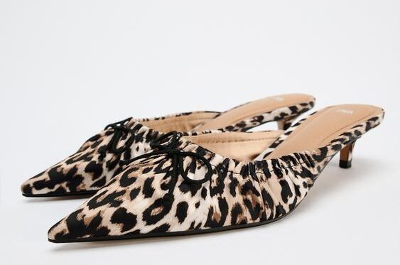 Animal Print Mules