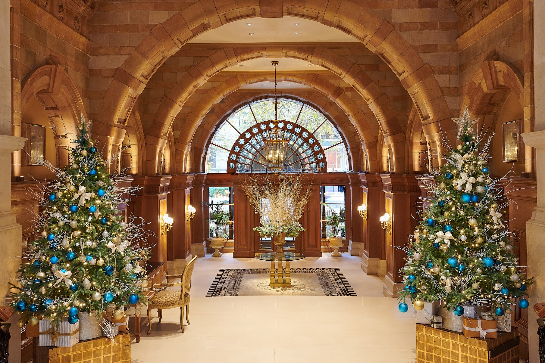 Landmark London hotel festive menu