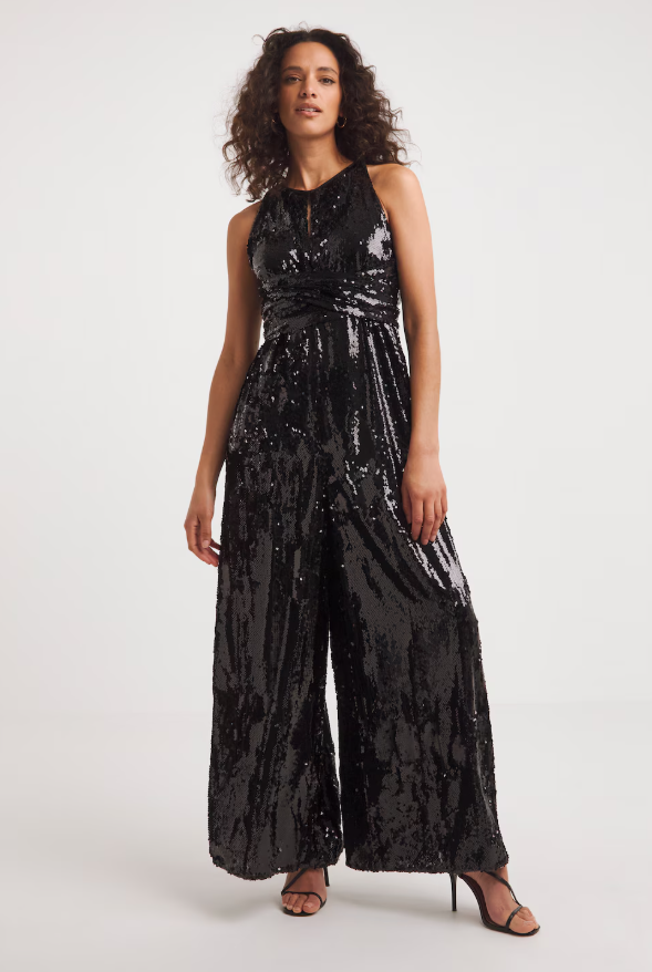 Ted Baker Vivalee Sequin Wide Leg Jumpsuit