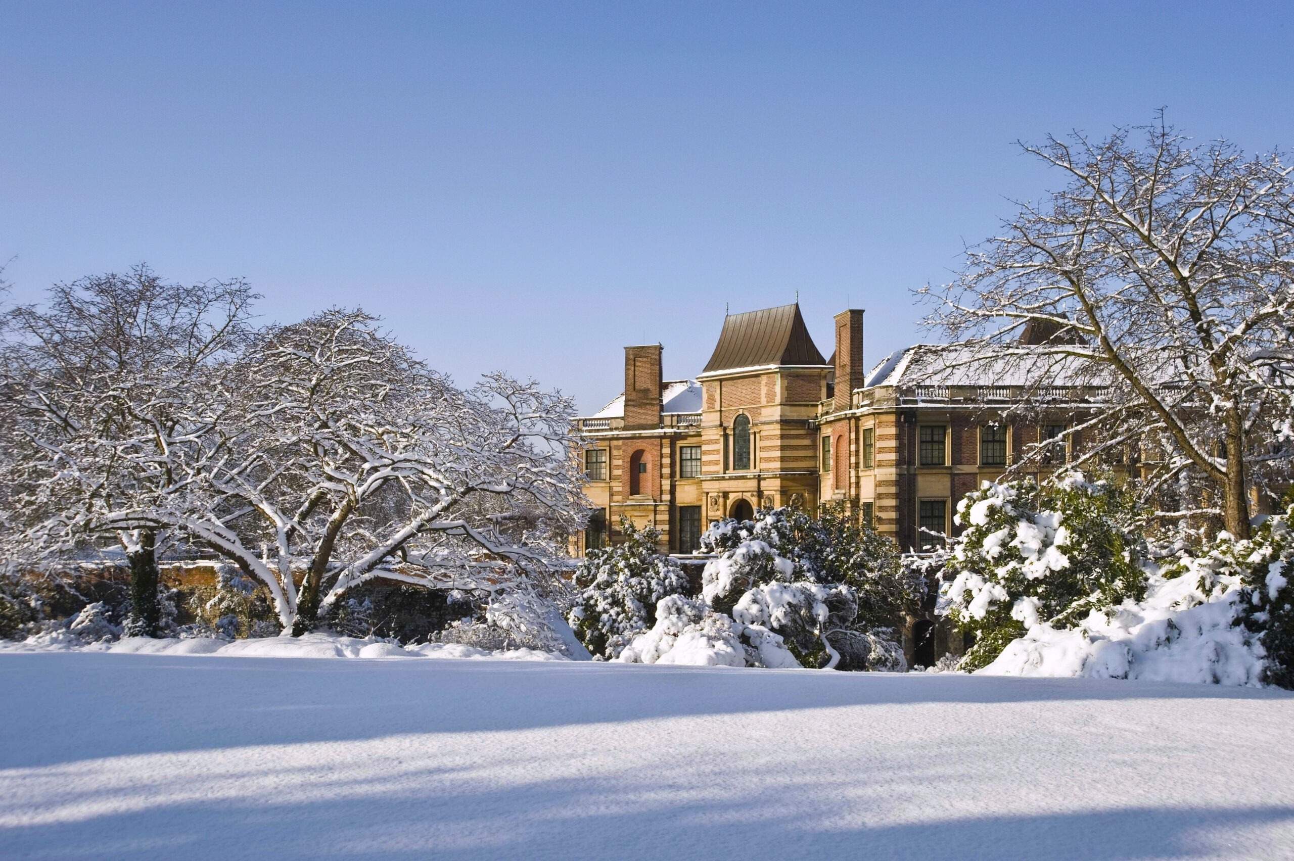 Eltham Palace in the snow