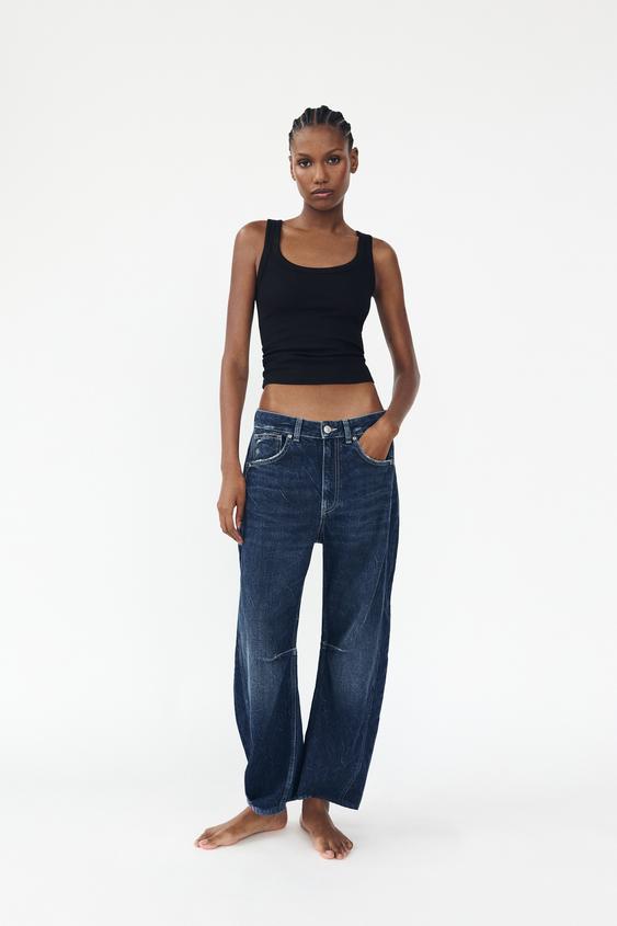 Relaxed Balloon Mid-Waist TFR Jean