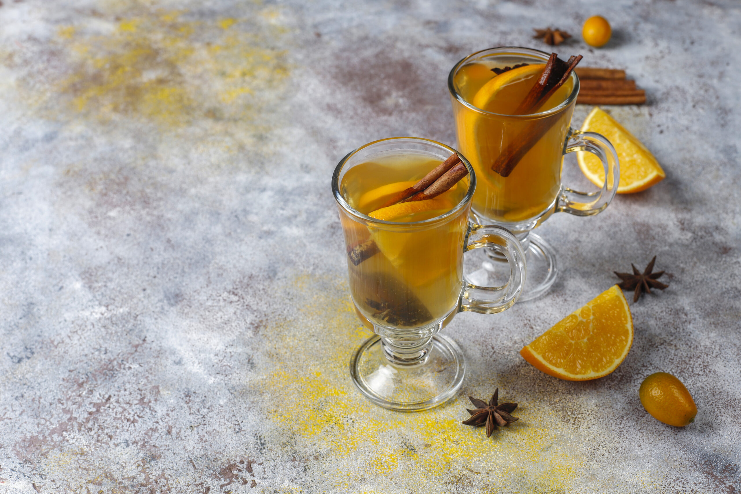 Always use a good bottle for white mulled wine, don’t opt for cooking wine