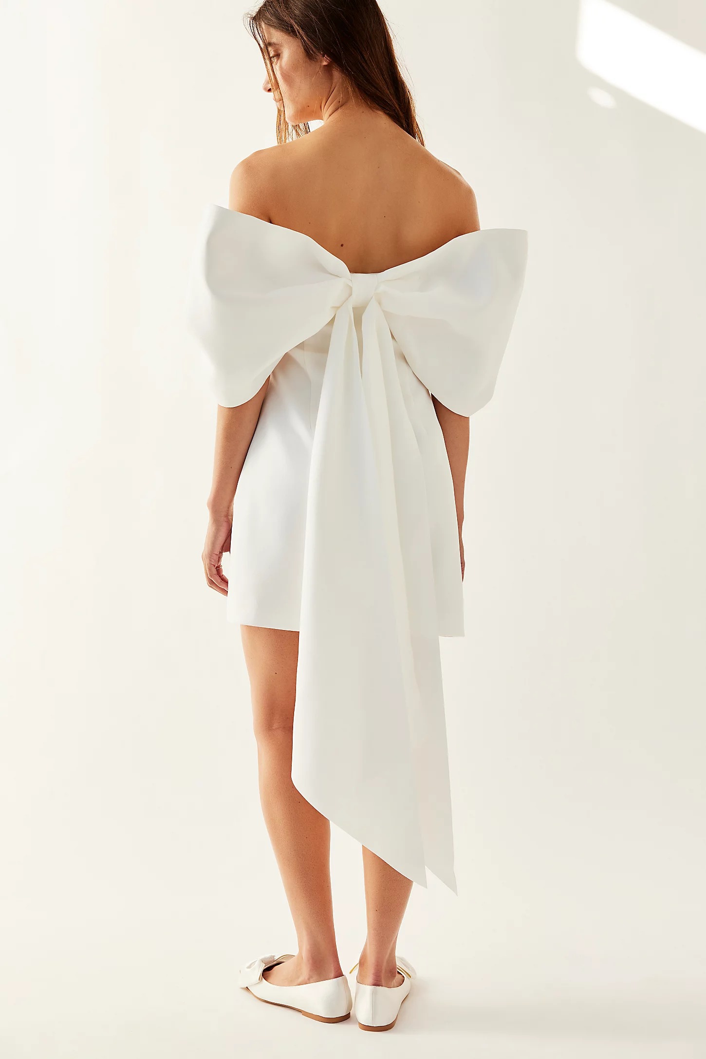 Bog bow wedding dress Free People