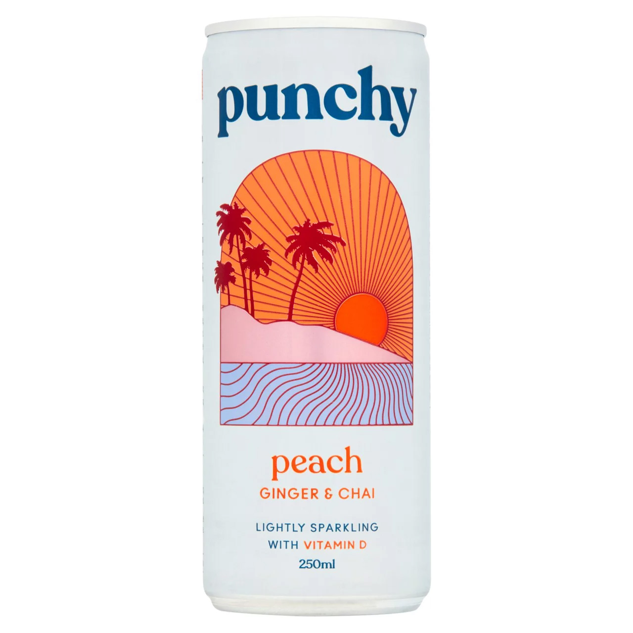 A tin of Punchy mocktail