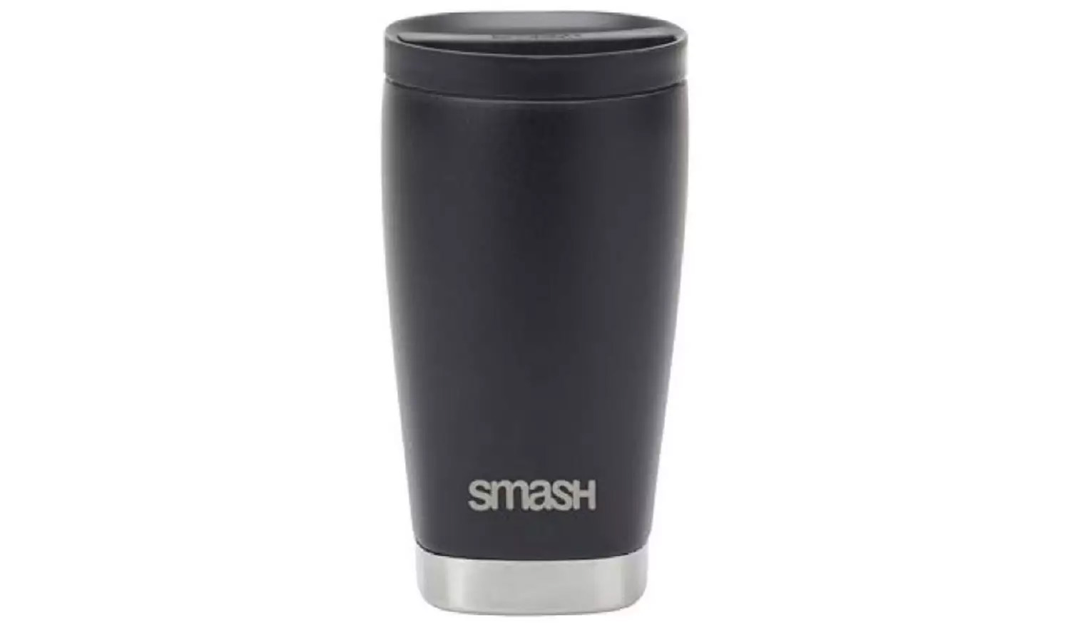 A small black travel cup