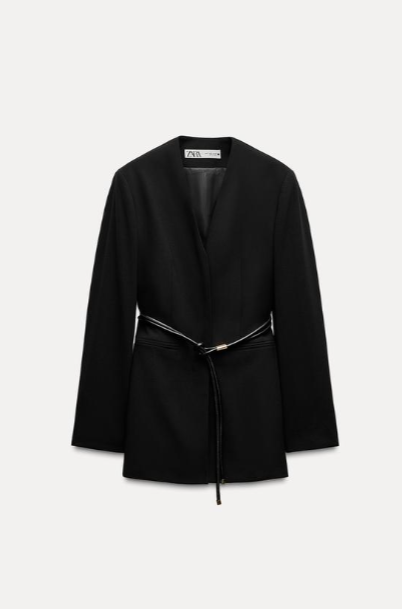 Belted Zara Blazer