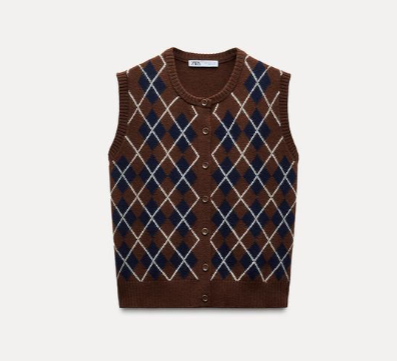 Knitted waistcoat