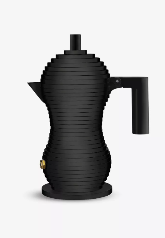 Pulcina aluminium casting espresso coffee maker from Alessi