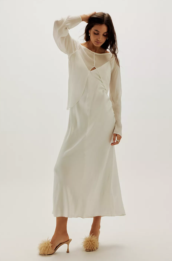 Significant Other Eevie Long Sleeve Maxi Dress