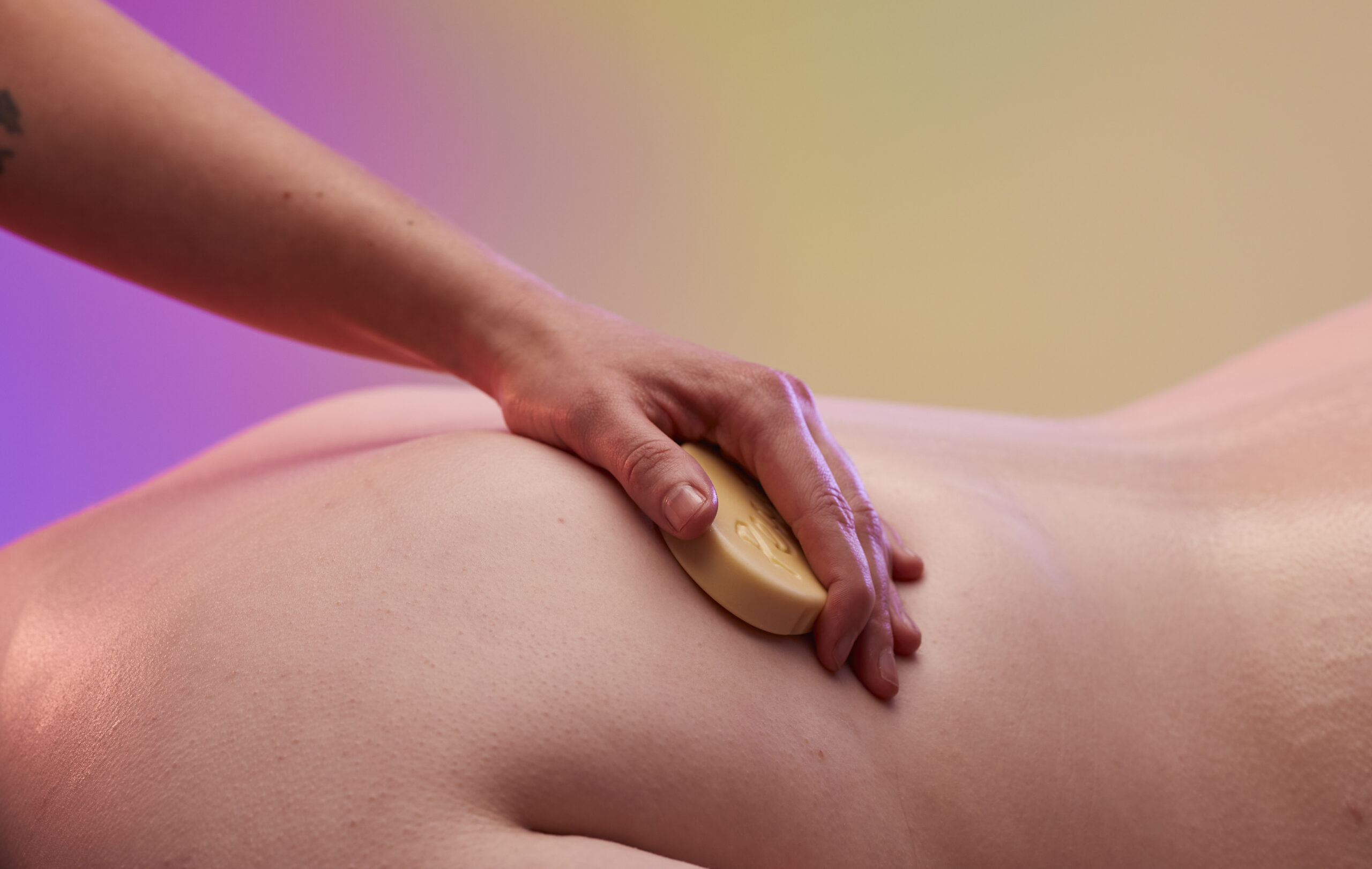 Woman receiving Lush massage