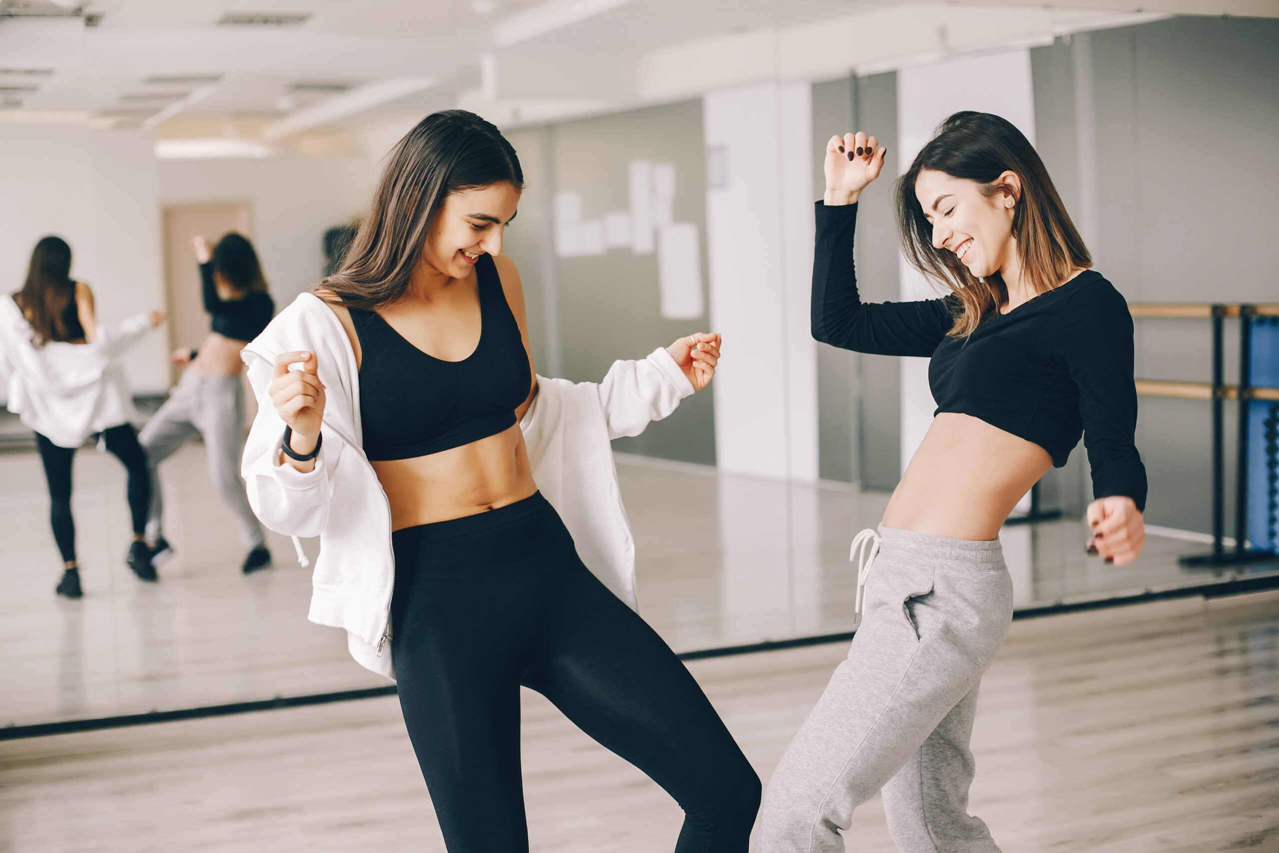 Women at a dance class