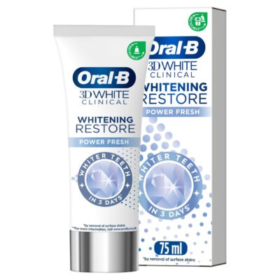 Oral-B 3D White Clinical Whitening Restore Power Fresh Toothpaste