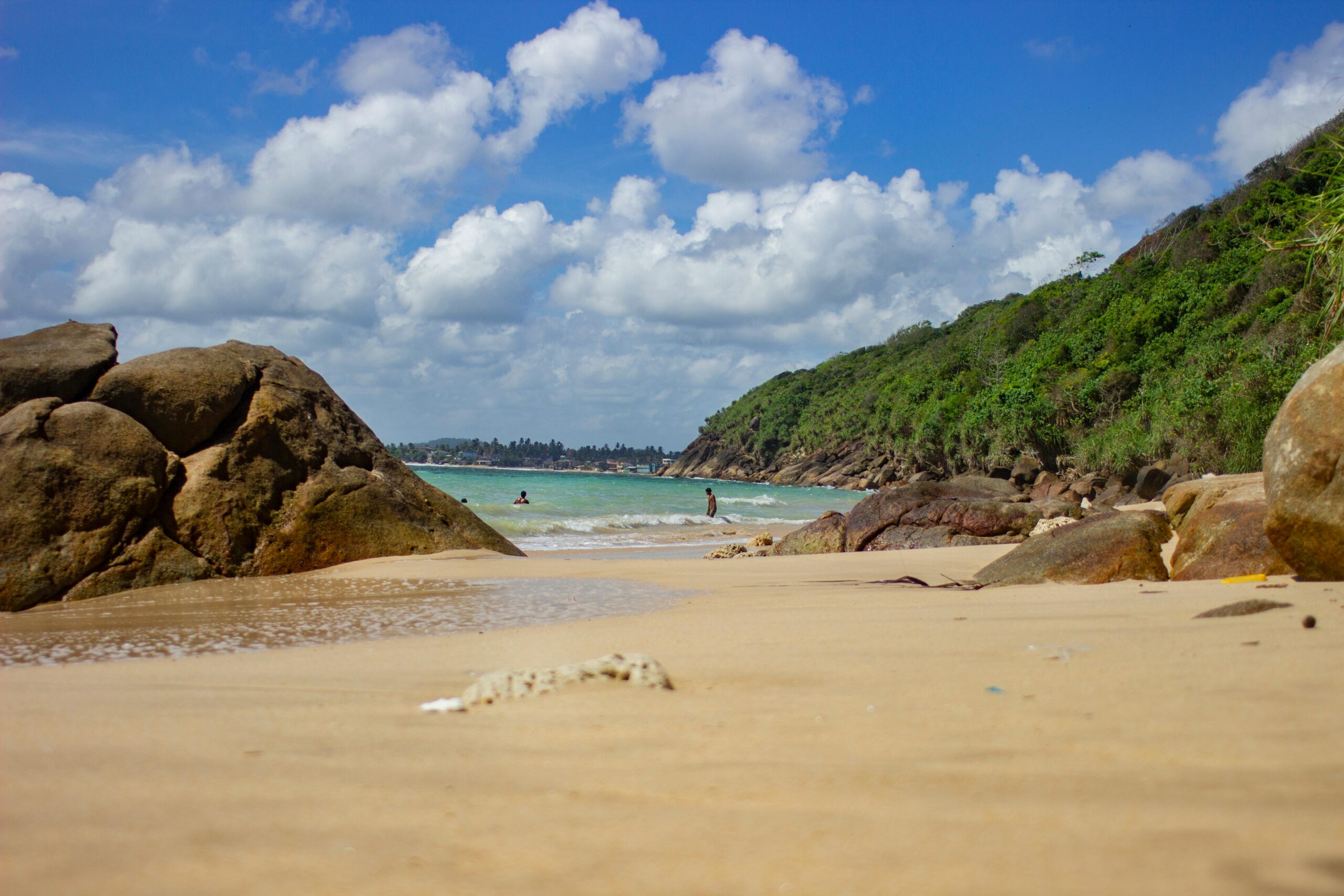 Beach in Unawatuna, Sri Lanka