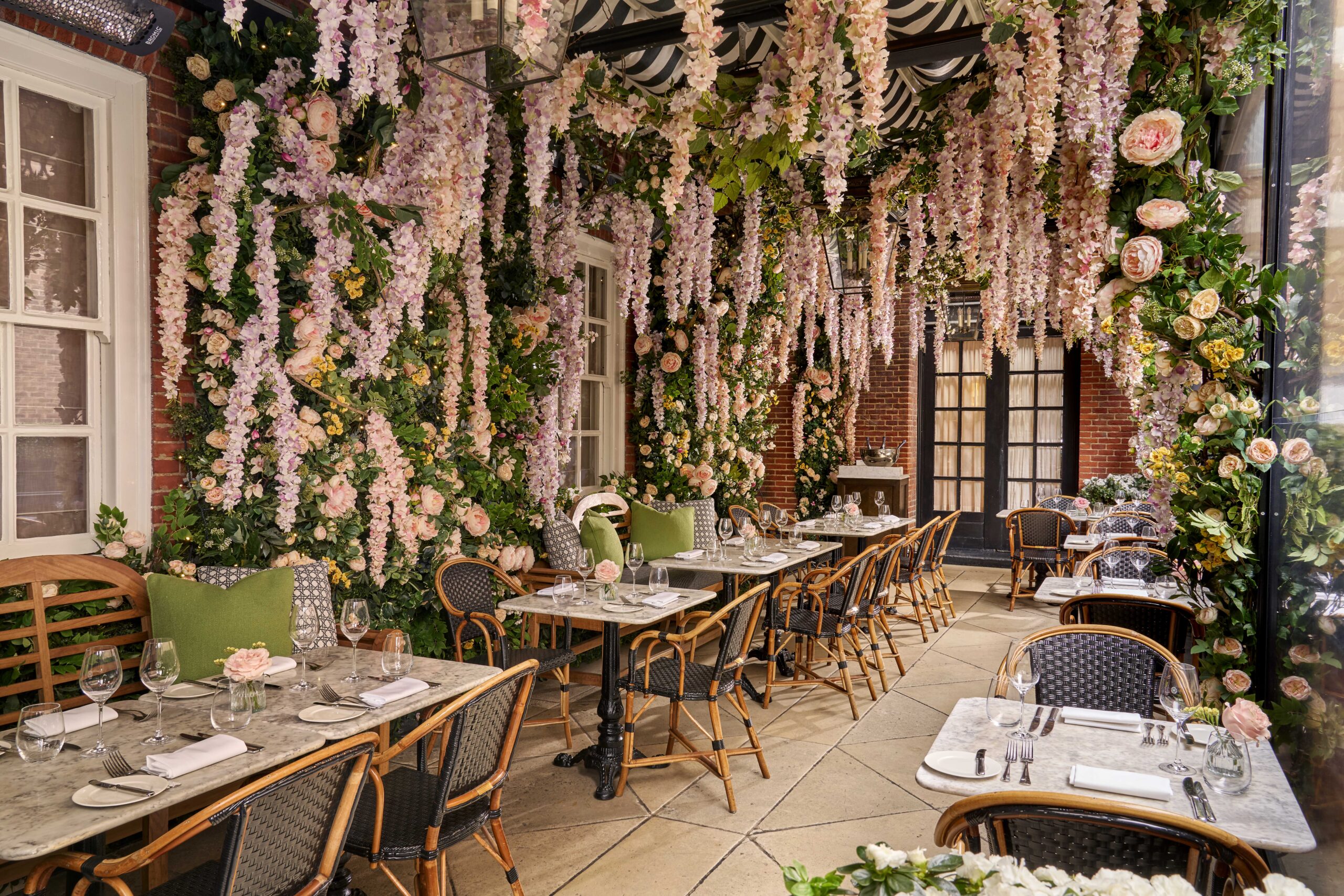 Dalloway Terrace floral display