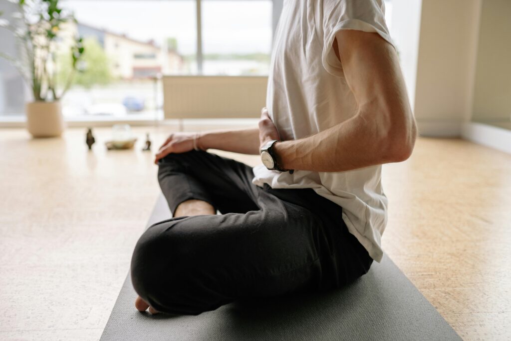 Deep breathing exercise