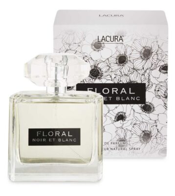 Lacura Floral Noir Et Blanc