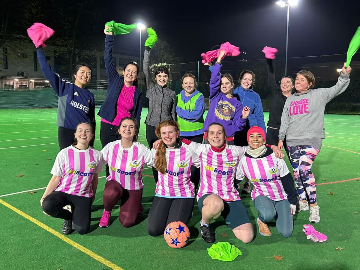 Gals FC members in their kit