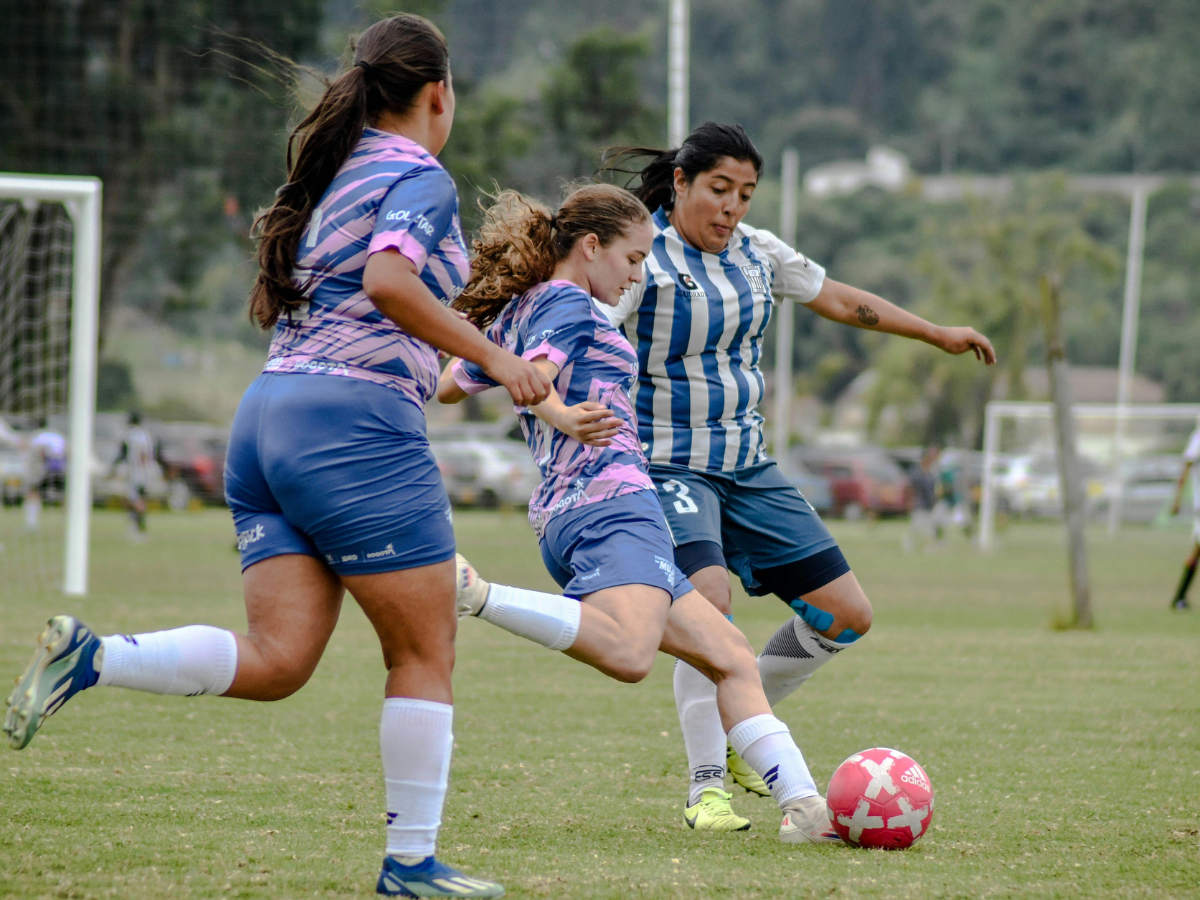 Women playing football