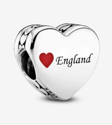 Pandora England love heart charm