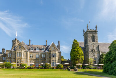 Exterior shot of Ashdown Park Hotel and Country Club