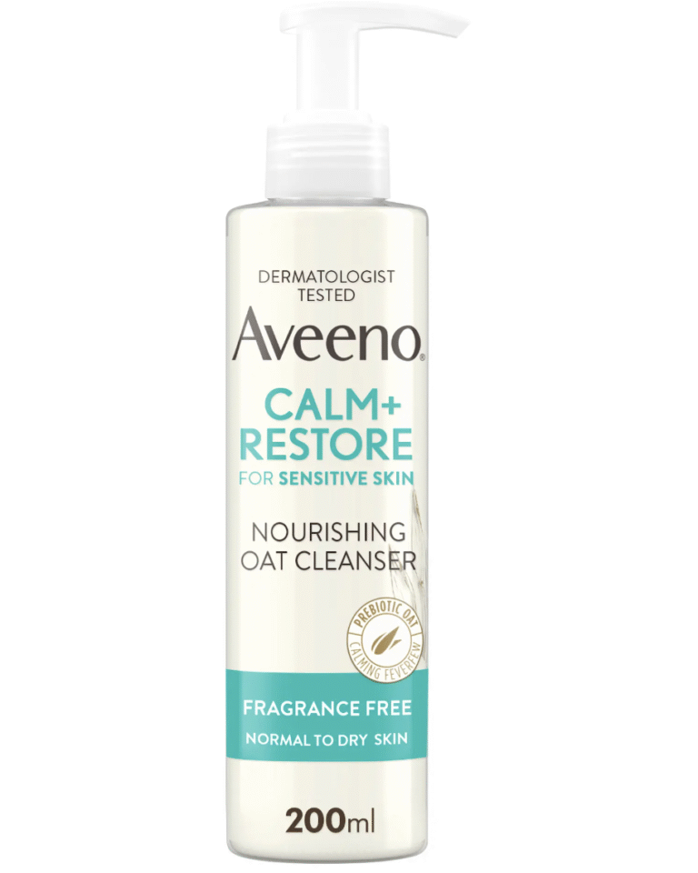 Aveeno’s Calm + Restore Oat Cleanser