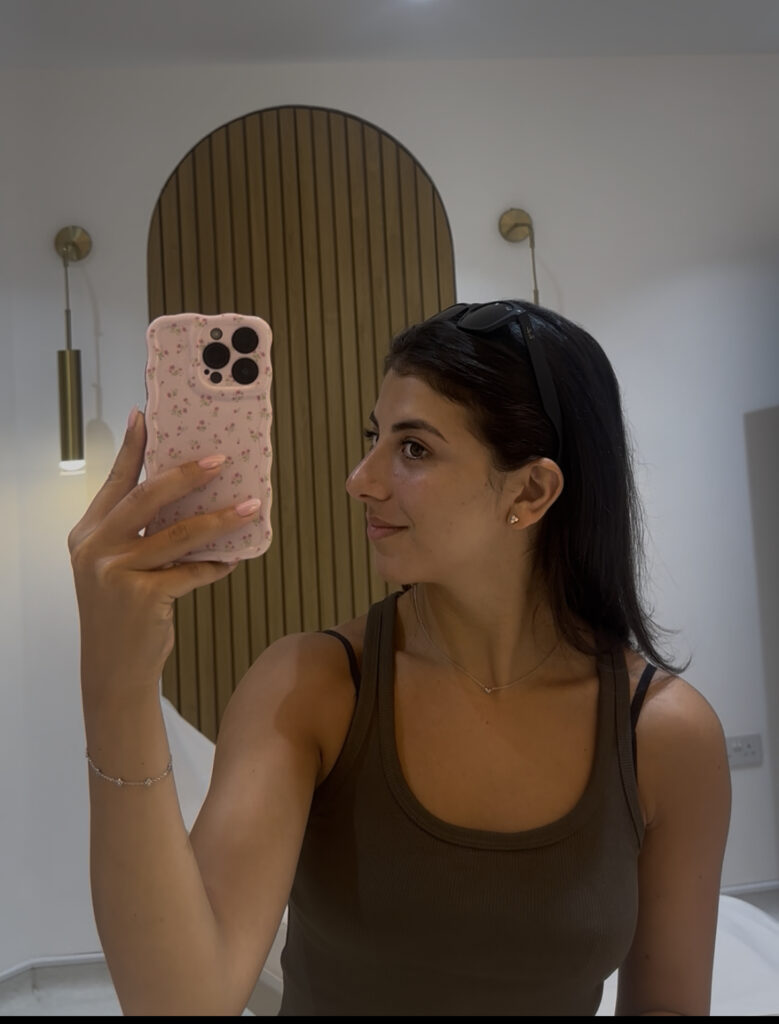 Living360 editor Anna Evdokimou at Mediject Clinic